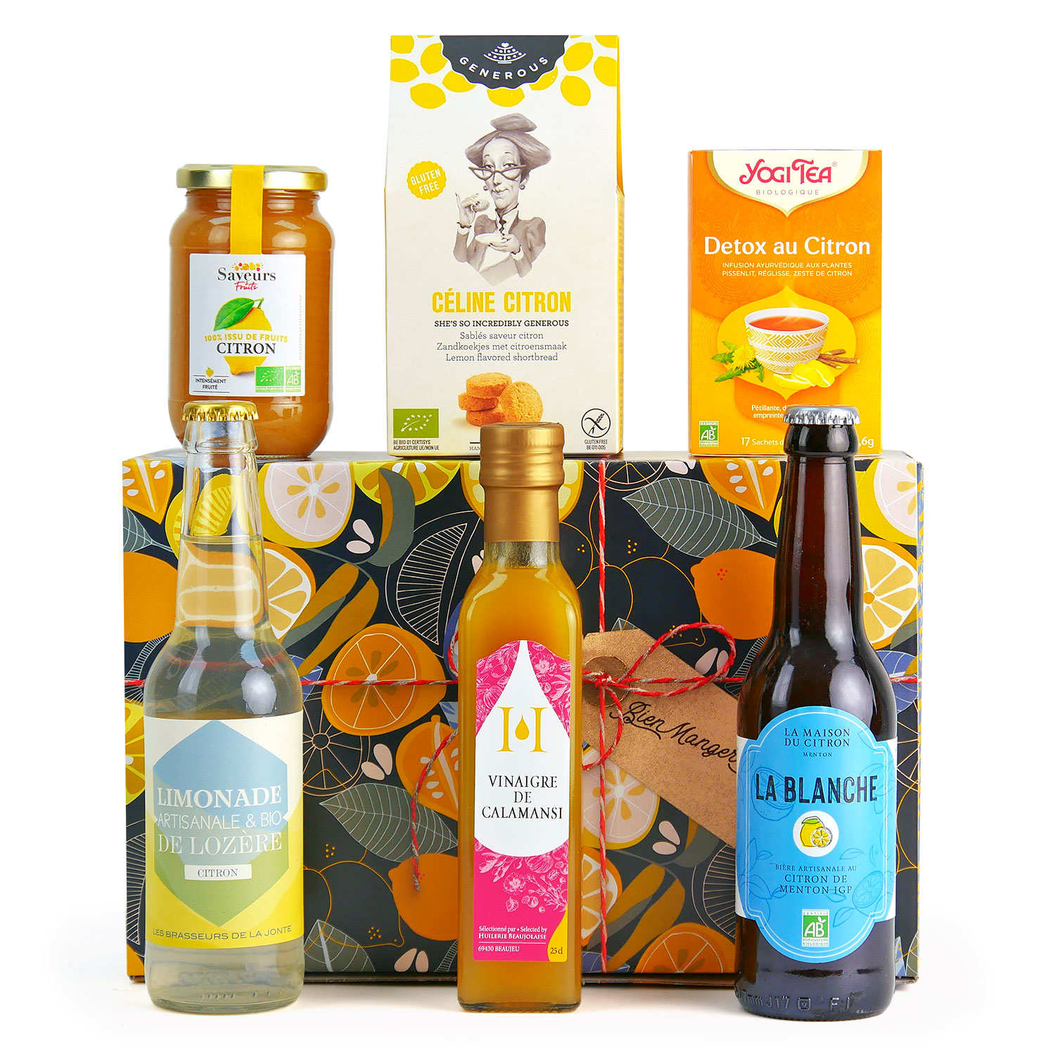 Coffret Cadeau Citron Gourmand Bienmanger Paniers Garnis