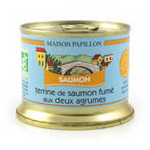 Maison Papillon - Terrine de saumon fum&eacute; aux agrumes bio