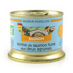 Maison Papillon - Organic smoked salmon terrine with citrus fruit
