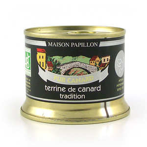 Maison Papillon - Terrine 100% canard tradition bio