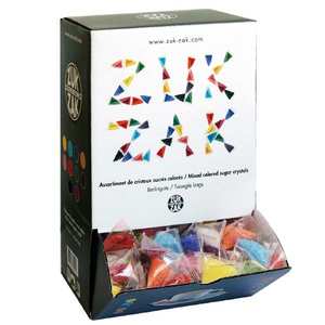 Zuk-Zak - Assortiment de 380 berlingots de sucre color&eacute;s