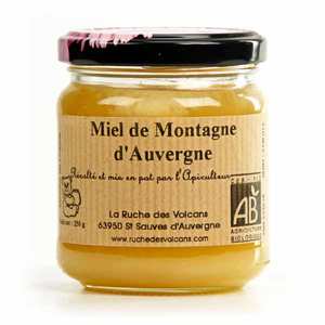 La Ruche des Volcans - Mountain honey from the Auvergne - organic