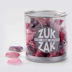 Zuk-Zak - 40 mini-berlingots de sucre coloré - assortiment rose Zuk-Zak - 40 mini-berlingots de sucre coloré - assortiment rose
