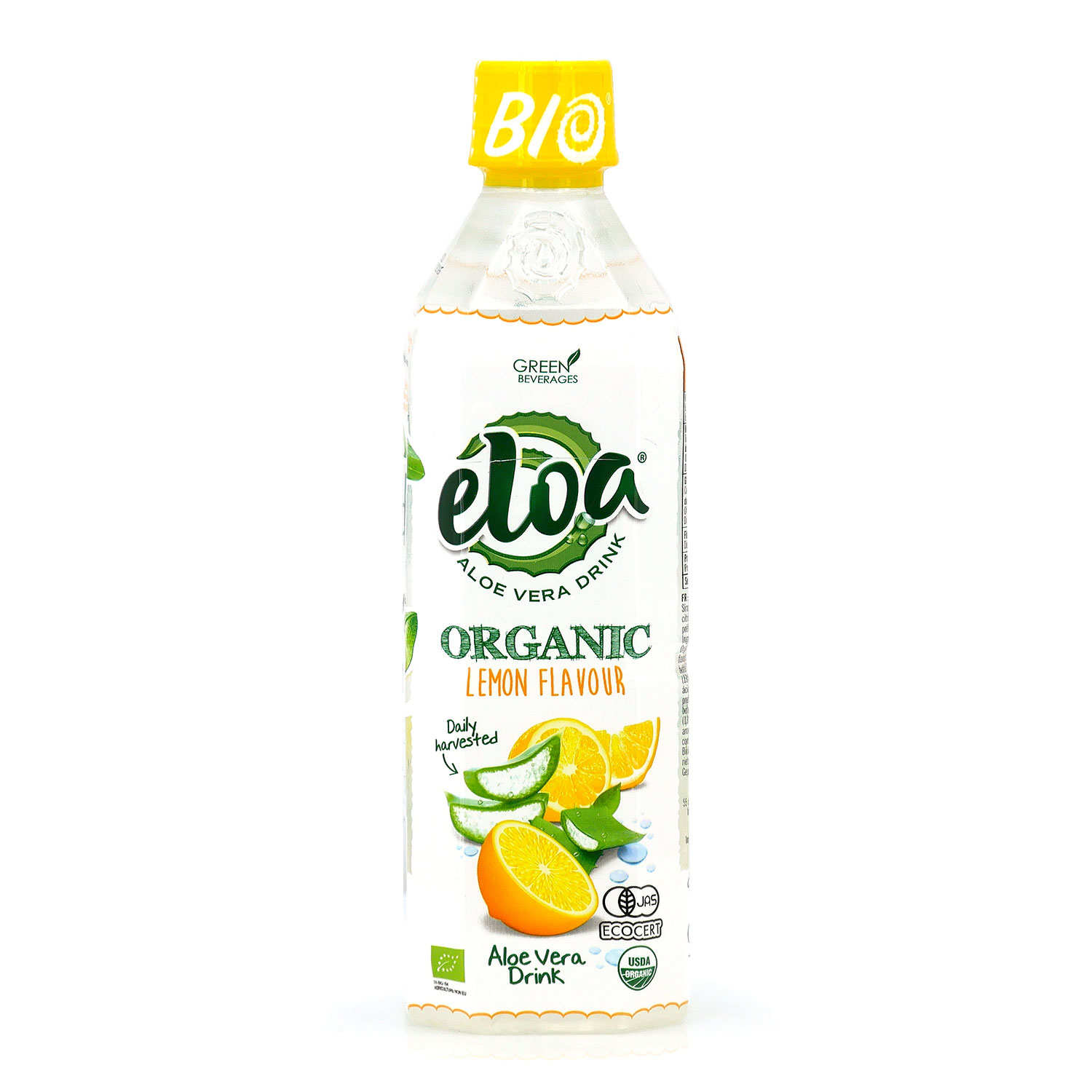 Eloa citron jaune boisson bio à l aloe vera Eloa Aloe Vera Drink