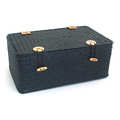 Coffret jonc de mer naturel structure métal Coffret jonc de mer naturel structure métal