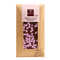 Milk chocolate bar decorated with hearts