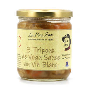 Le P&egrave;re Jean - Tripoux d'Auvergne cuisin&eacute;s au vin blanc