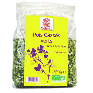 Celnat - Organic Green split peas
