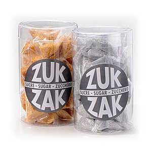 Zuk-Zak - Tube de 30 mini-berlingots de sucre festif Zuk-Zak - Tube de 30 mini-berlingots de sucre festif