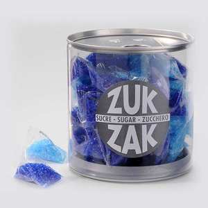 Zuk-Zak - 40 mini-berlingots de sucre color&eacute; - assortiment bleu