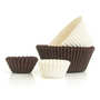 ScrapCooking &reg; - 120 caissettes blanc/brun pour cupckaes
