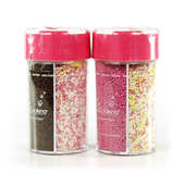 ScrapCooking &reg; - Distributeur de 4 sucres d&eacute;cor assortis