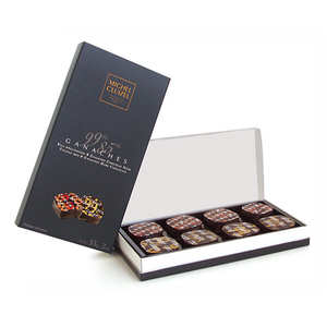 Chocolats Michel Cluizel - Box of 8 dark chocolate ganaches by Michel Cluizel