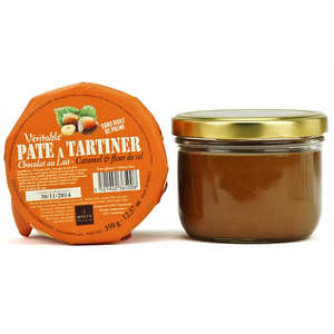 Bovetti chocolats - Milk chocolate and caramel spread