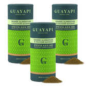 Guayapi Tropical - Stevia en poudre verte - "Offre Sp&eacute;ciale 3 boites"