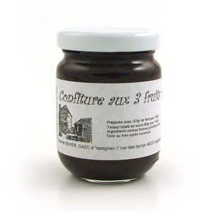 Martine Boyer - Confiture aux 3 fruits rouges Martine Boyer - Confiture aux 3 fruits rouges