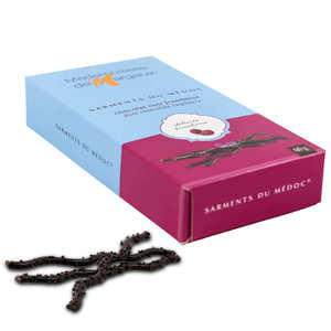 Mademoiselle de Margaux - Sarments du M&eacute;doc chocolat noir framboise - l'&eacute;tui