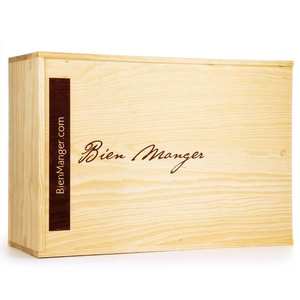 Les Ateliers de la Colagne - Wood box for 12 bottles of wine