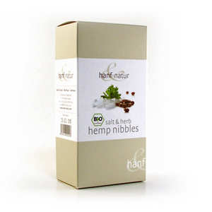 Hanf Natur - Organic salt and herb hemp nibbles
