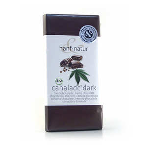 Hanf Natur - Organic dark chocolate with hemp seeds