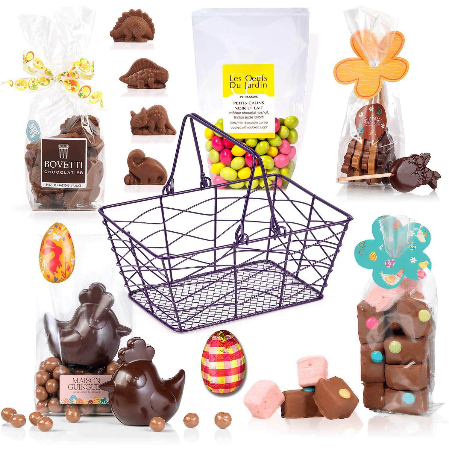 Easter Chocolate Basket Bienmanger Paniers Garnis