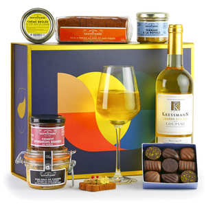Coffret garni foie gras d'Alsace