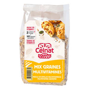 Celnat - Mix graines bio - 5 vitamines & 5 min&eacute;raux