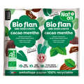 Nat-Ali - Bio-flan sans sucres ajoutés parfum chocolat/menthe Nat-Ali - Bio-flan sans sucres ajoutés parfum chocolat/menthe