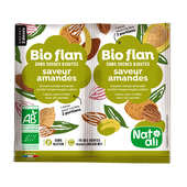 Nat-Ali - Bio-flan non sucr&eacute; parfum amandes