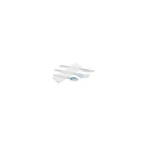 Couverts en plastique version cristal + serviette