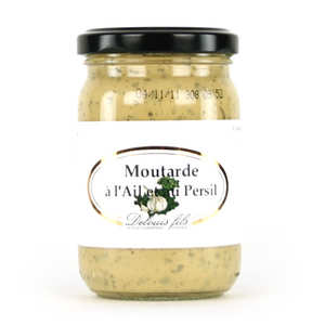 Delouis - Moutarde &agrave; l'ail et au persil