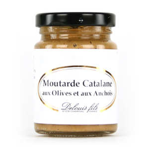 Delouis - Moutarde catalane aux olives et aux anchois.