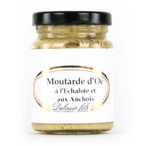 Delouis - Moutarde d'Oc à l'échalote et aux anchois Delouis - Moutarde d'Oc à l'échalote et aux anchois