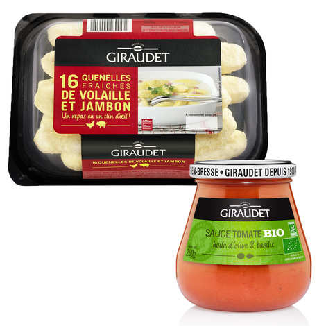 Lot Quenelles Fra Ches Volaille Et Jambon Sauce Tomate Bio Giraudet