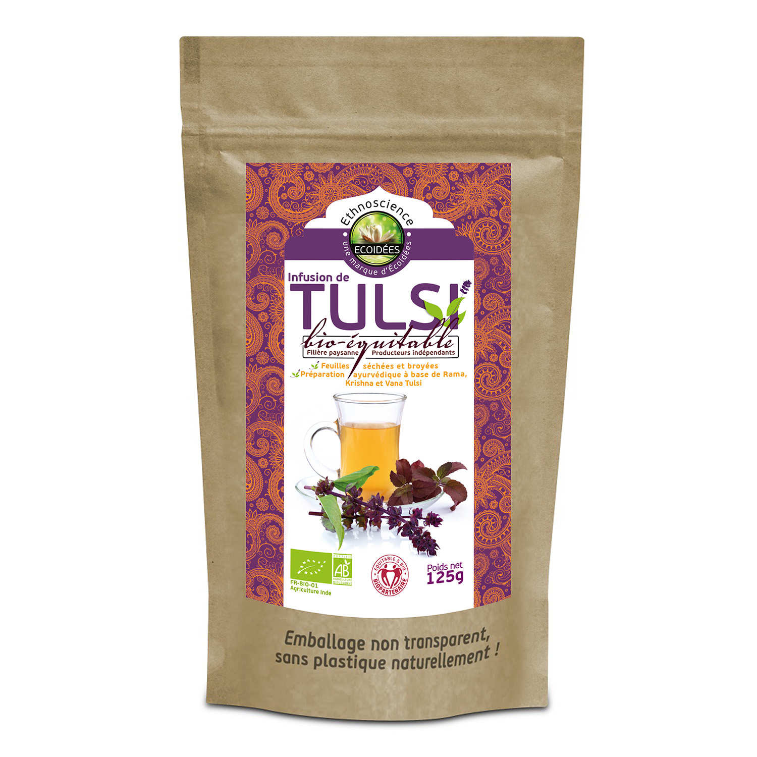 Infusion De Tulsi Mix Bio Et Equitable Ethnoscience Ecoid Es