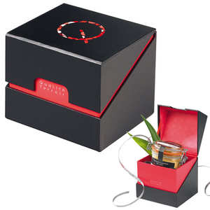 Coffret Ecrin coloris noir/rouge