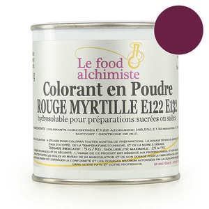 Soripa - Colorant en poudre hydrosoluble rouge myrtille Soripa - Colorant en poudre hydrosoluble rouge myrtille