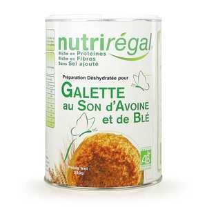 Nutrirégal - Préparation pour galette au son d'avoine et son de blé bio Nutrirégal - Préparation pour galette au son d'avoine et son de blé bio