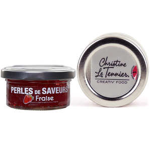 Christine Le Tennier - Creativ' Food - Strawberry pearls