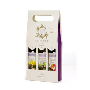 BioPlanète - Coffret cadeau gourmet - trio d'huiles bio d'exception BioPlanète - Coffret cadeau gourmet - trio d'huiles bio d'exception