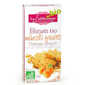 Biscuiterie La Sabl&eacute;sienne - Organic fruity muesli biscuits