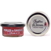 Christine Le Tennier - Creativ' Food - Perles de saveur &agrave; la rose scintillantes or