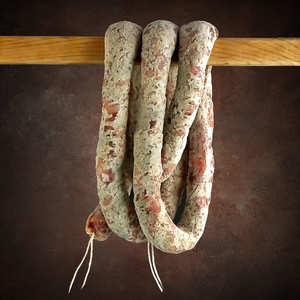 Charcuterie Souchon - Saucisse sèche au roquefort de Lozère Charcuterie Souchon - Saucisse sèche au roquefort de Lozère