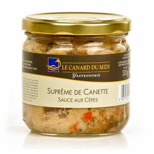 Le Canard du Midi - Duck speciality - Supr&ecirc;me de canette sauce aux c&egrave;pes