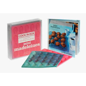 Editions Marabout - Mini Madeleines -  Book by Sandra Mahut with 40 silicone molds