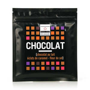 Quai Sud - Chocolat au lait éclats de caramel - fleur de sel Quai Sud - Chocolat au lait éclats de caramel - fleur de sel