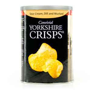 Yorkshire Crisps Company - Chips anglaises &agrave; la cr&egrave;me, &agrave; l'aneth et &agrave; la moutarde