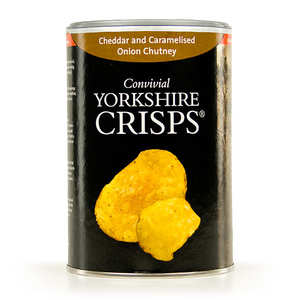 Yorkshire Crisps Company - Chips anglaises au cheddar et au confit d'oignon Yorkshire Crisps Company - Chips anglaises au cheddar et au confit d'oignon