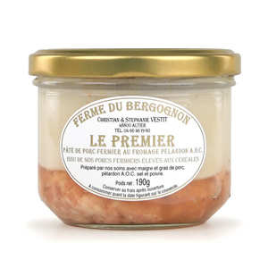 Ferme du Bergognon - Christian Vestit - Le Premier- Pâté de porc fermier au Pélardon AOC Ferme du Bergognon - Christian Vestit - Le Premier- Pâté de porc fermier au Pélardon AOC