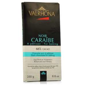 Valrhona - Tablette de chocolat noir gastronomie 61% cacao - Valrhona Valrhona - Tablette de chocolat noir gastronomie 61% cacao - Valrhona
